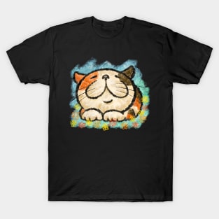 Tortoiseshell cat is satisfied T-Shirt